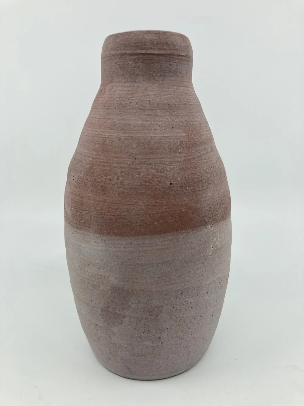 Sheldon Ceramics Terra Cotta Bottle Vase 6”